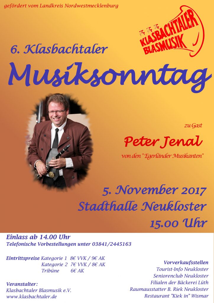 6. Klasbachtaler Musiksonntag